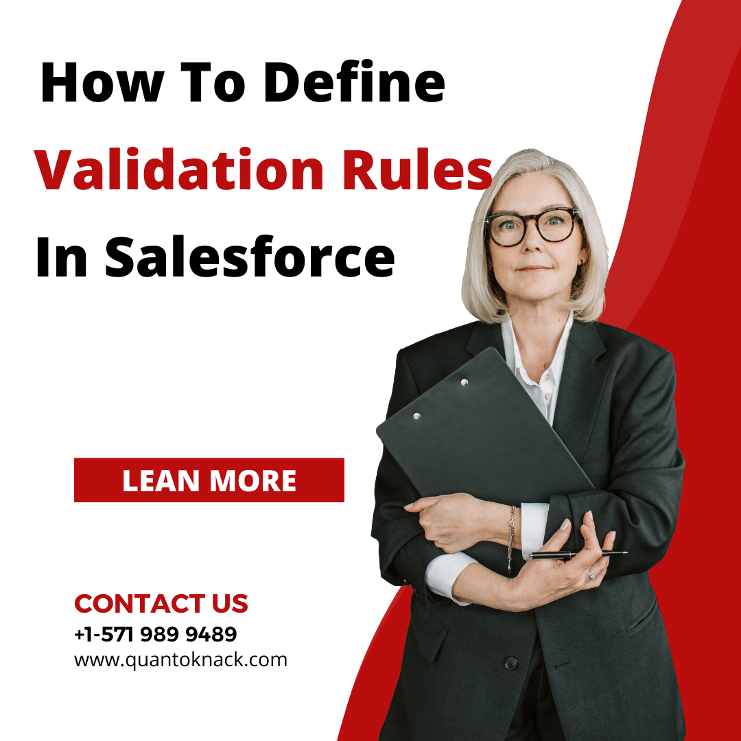 How To Define Validation Rules In Salesforce